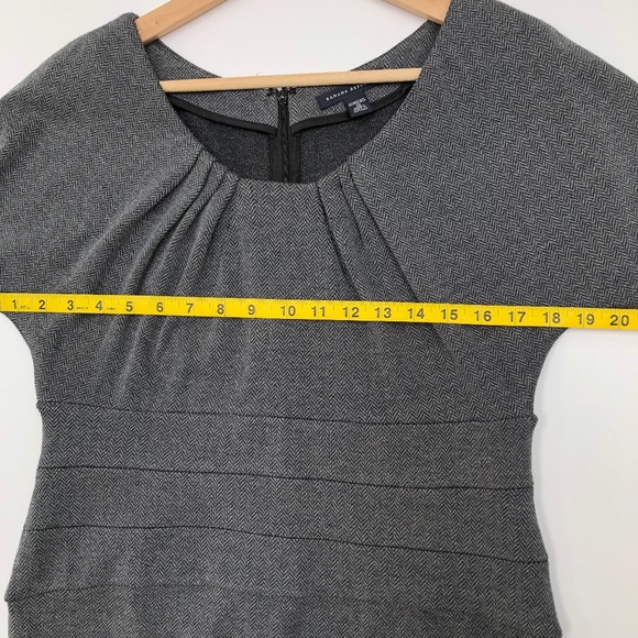 Banana Republic Dress - Subtle Herringbone pattern - blue/grey 10 - Picture 5 of 9